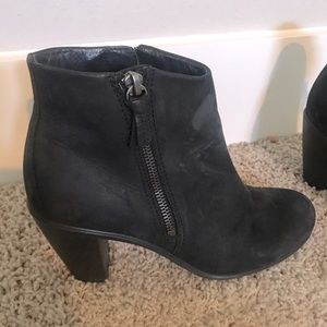 Black Suede Booties